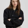 Women Kotty Jackets | Buy Kotty Black Fleece Open Front Jacket - Apparel For Women