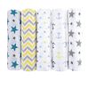 Kids haus & kinder Infant Care | Buy Haus & Kinder Infants Set Of 5 Pure Cotton Muslin Swaddle Wrap - Accessories For Unisex Kids