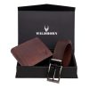 Men WildHorn Accessory Gift Sets | Buy Wildhorn Men Brown Rfid Protected Genuine Leather Accessory Gift Set - Accessories For Men