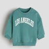 Kids H&M Winter Wear | Buy H&M Boys Text Print Cotton Sweatshirt - Apparel For Boys