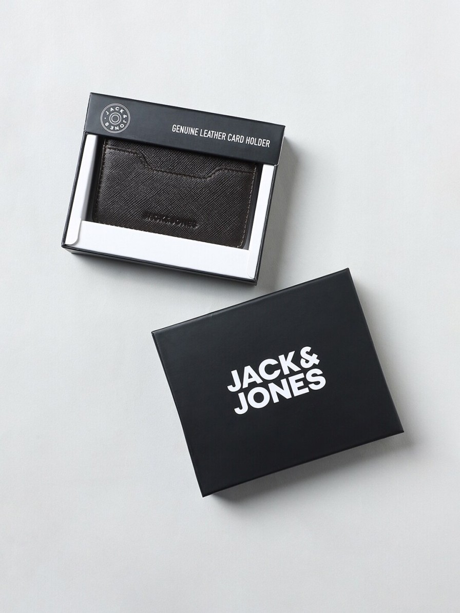 Men Jack & Jones Wallets | Buy Jack & Jones Textured Leather Two Fold Wallet - Accessories For Men