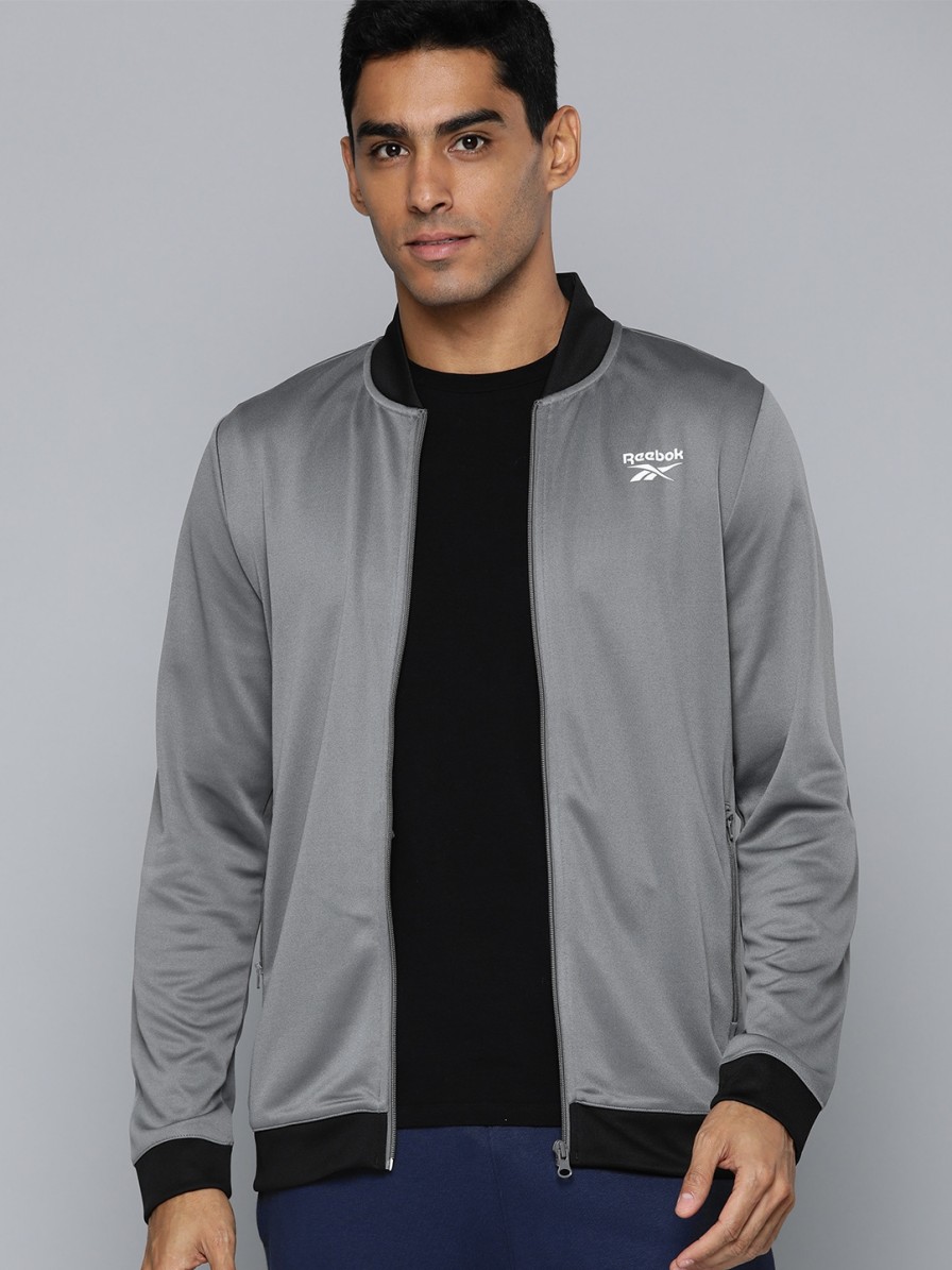 Men Reebok Jackets & Sweatshirts | Buy Reebok Bomber Track Training Jacket - Apparel For Men