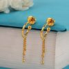 Women CANDERE A KALYAN JEWELLERS COMPANY Fine Jewellery | Buy Candere A Kalyan Jewellers Company 18Kt Bis Hallmark Gold Earrings 2.51 G - Accessories For Women