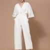 Women KASSUALLY Jumpsuits | Buy Kassually Women White Basic Jumpsuit - Apparel For Women