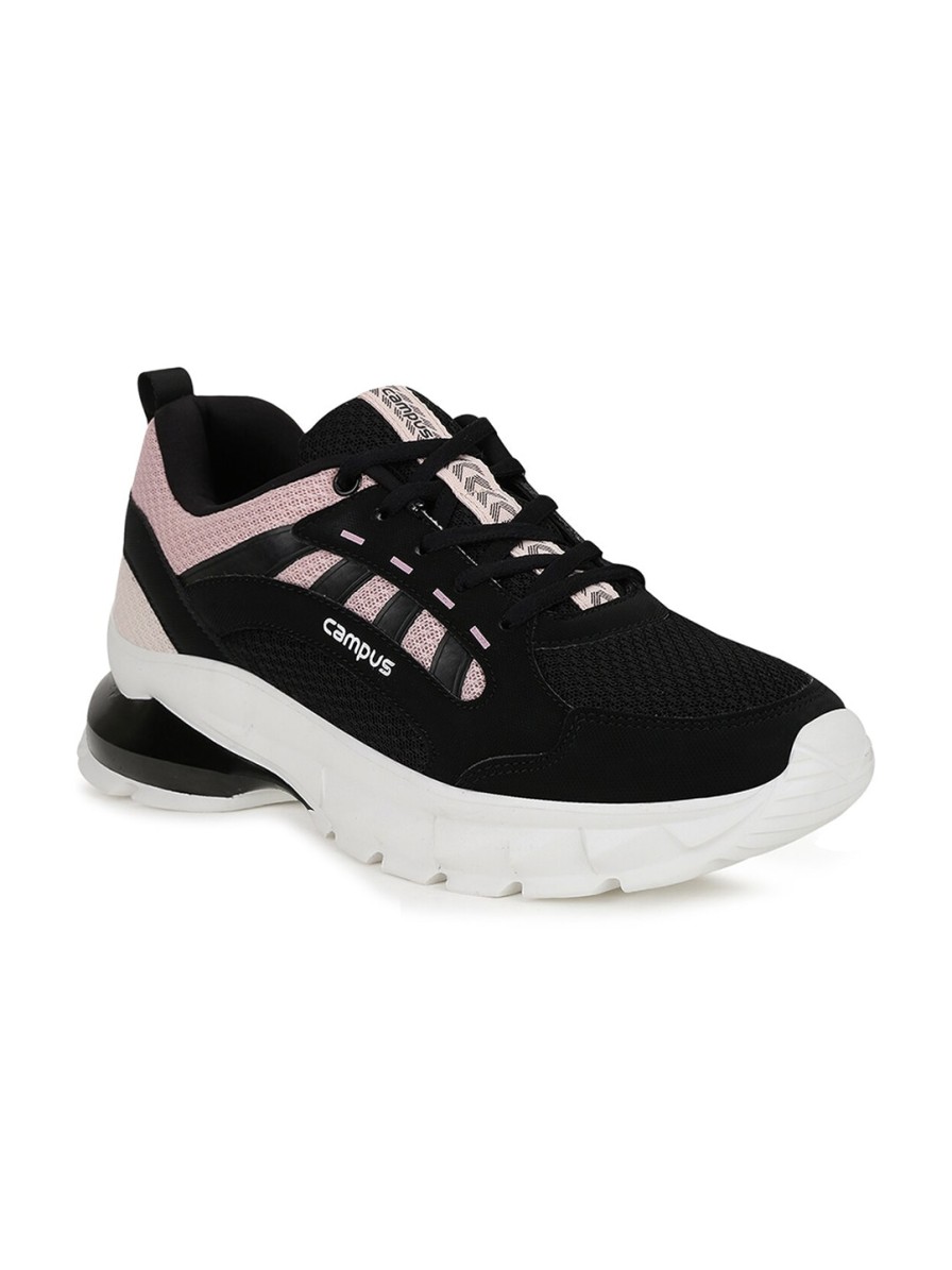 Women Campus Sports Shoes & Floaters | Buy Campus Women Black Mesh Running Shoes - Footwear For Women