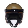 Men Royal Enfield Helmets | Buy Royal Enfield Brown Jet Helmet With Visor - Accessories For Unisex