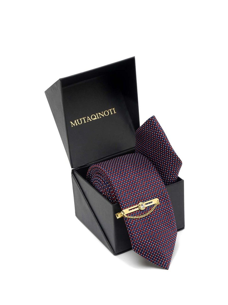 Men MUTAQINOTI Accessory Gift Sets | Buy Mutaqinoti Men Silk Necktie Accessory Gift Set - Accessories For Men