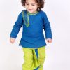 Kids KID1 Ethnic Wear | Buy Kid1 Boys Blue & Green Emroidered Pure Cotton Kurta With Dhoti Pants - Apparel For Boys