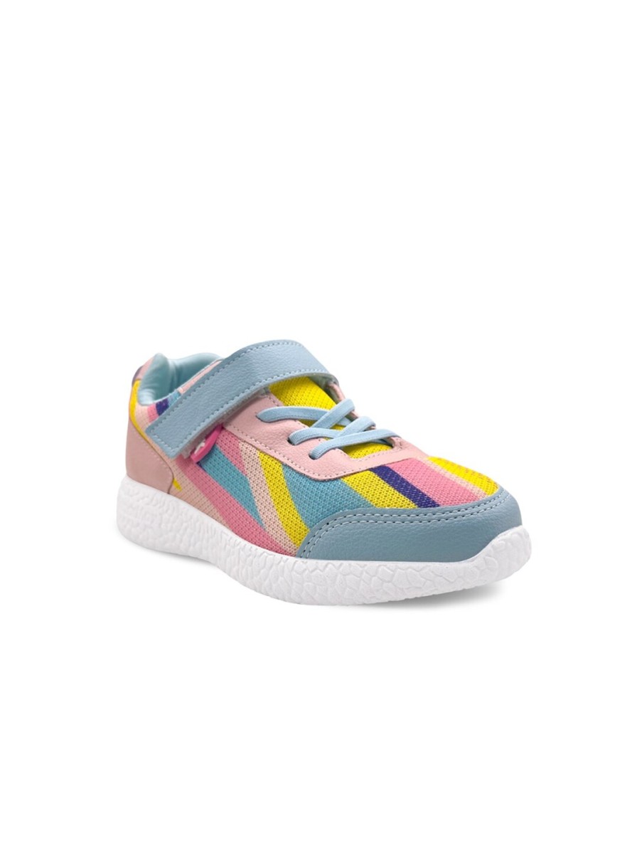 Kids KazarMax Casual Shoes | Buy Kazarmax Girls Colourblocked Memory Foam Sneakers - Footwear For Girls