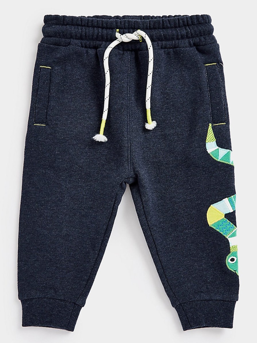 Kids mothercare Mothercare | Buy Mothercare Boys Embroidered Pure Cotton Joggers Trousers - Apparel For Boys