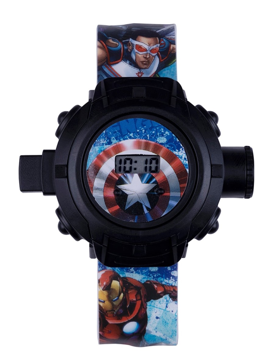 Kids Marvel Watches | Buy Marvel Kids Multicoloured Avengers Printed Dial Projector Watch - Accessories For Unisex Kids