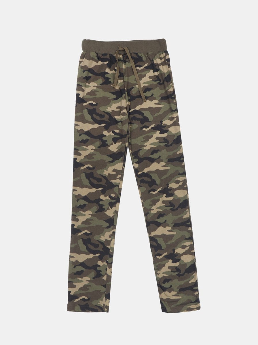 Kids F&S Track Pants & Pyjamas | Buy F&S Boys Camouflage Printed Cotton Lounge Pants - Apparel For Boys