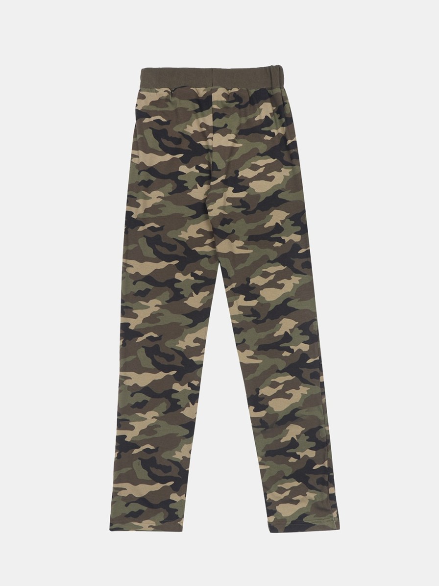 Kids F&S Track Pants & Pyjamas | Buy F&S Boys Camouflage Printed Cotton Lounge Pants - Apparel For Boys