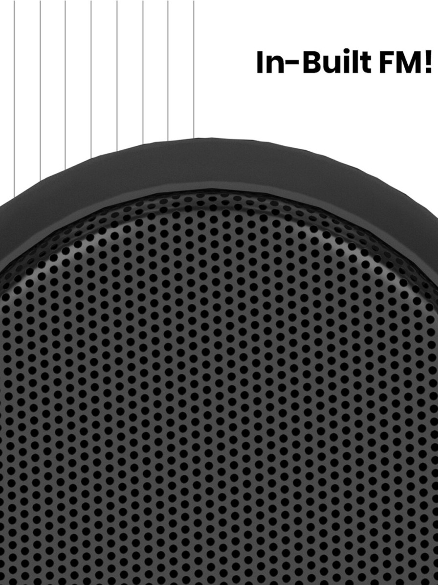 Men Portronics Speakers | Buy Portronics Black Portable Speaker With Bluetooth Por 1288 - Accessories For Unisex