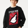 Kids KINSEY Jacket, Sweater & Sweatshirts | Buy Kinsey Boys Spiderman Printed Fleece Sweatshirt - Apparel For Boys