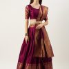 Women Fabcartz Lehenga Cholis | Buy Fabcartz Woven Design Semi Stitched Lehenga & Unstitched Blouse With Dupatta - Apparel For Women