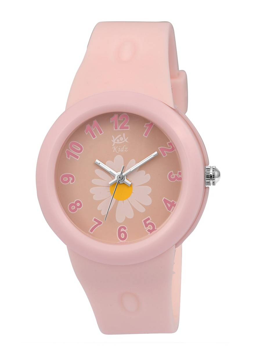 Kids Kool Kidz Watches | Buy Kool Kidz Kids Peach Printed Analogue Water Resistant Watch Kool Kidz Kk 406 Pk Pink - Accessories For Unisex Kids