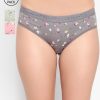 Women Bruchi CLUB Briefs | Buy Bruchi Club Women Pack Of 3 Floral Printed Pure Cotton Anti Bacterial Bikini Briefs - Apparel For Women