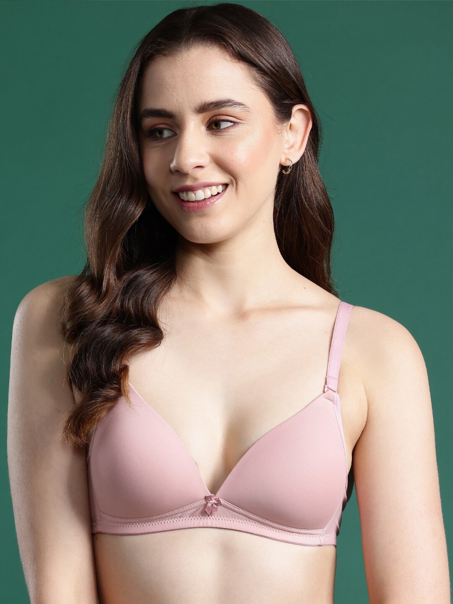 Women DressBerry Bra | Buy Dressberry Lightly Padded Non Wired Seamless All Day Comfort T Shirt Bra Db Bra 8008 1 - Apparel For Women