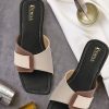 Women Denill Flats | Buy Denill Women Colourblocked Open Toe Flats - Footwear For Women