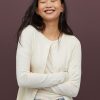 Women H&M Sweaters & Sweatshirts | Buy H&M Women White Fine Knit Cardigan - Apparel For Women