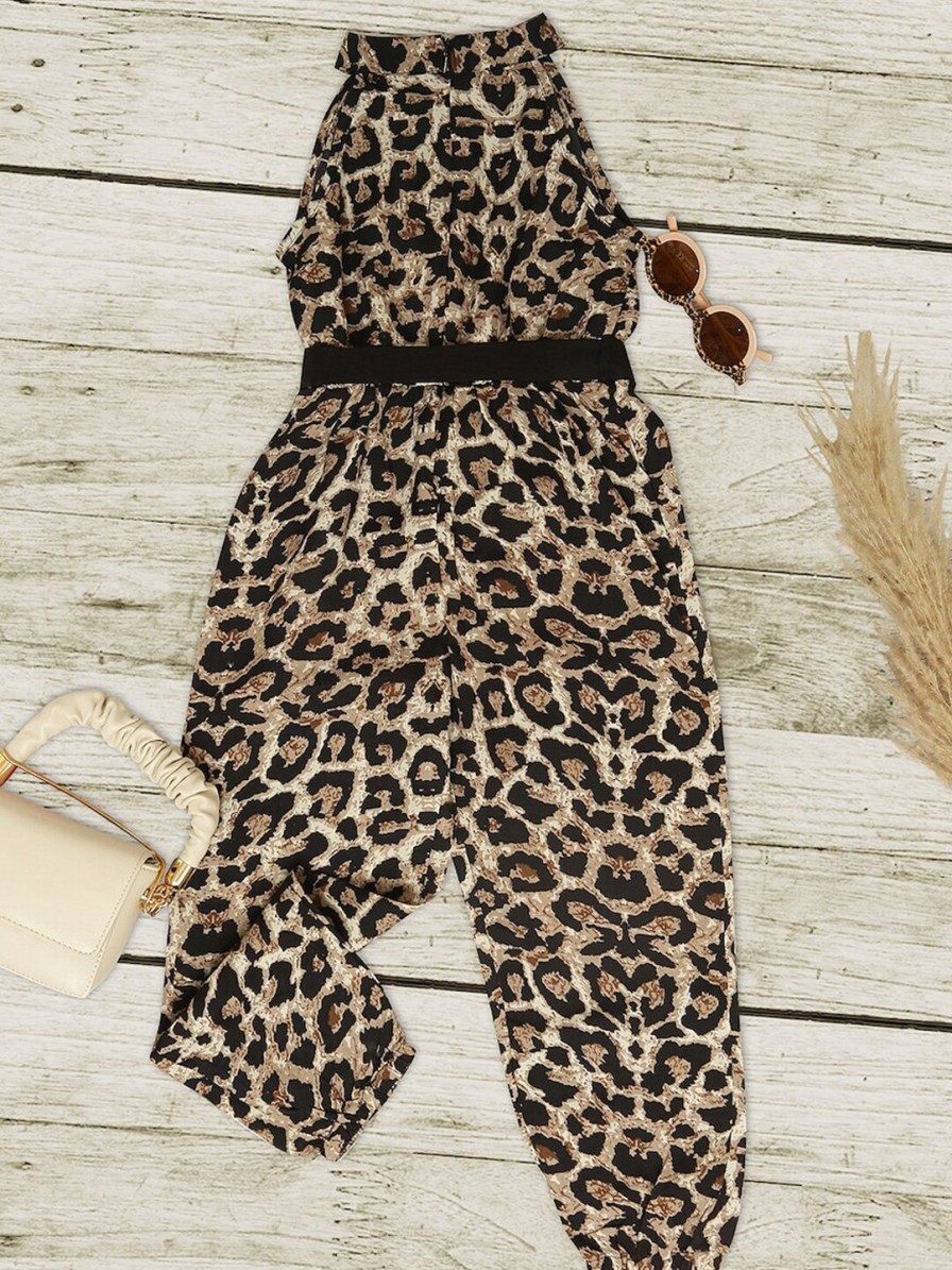 Kids BAESD Dungarees & Jumpsuits | Buy Baesd Girls Animal Printed Halter Neck Basic Jumpsuit - Apparel For Girls