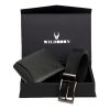 Men WildHorn Accessory Gift Sets | Buy Wildhorn Men Black Rfid Protected Genuine Leather Accessory Gift Set - Accessories For Men