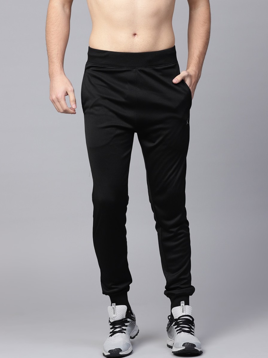 Men HRX by Hrithik Roshan Track Pants & Shorts | Buy Hrx By Hrithik Roshan Men Black Solid Joggers - Apparel For Men