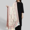 Women WEAVERS VILLA Dupattas & Shawls | Buy Weavers Villa Women White Embroidered Shawl - Apparel For Women