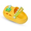 Kids Yellow Bee Flipflops | Buy Yellow Bee Boys Dino Applique Clogs - Footwear For Boys