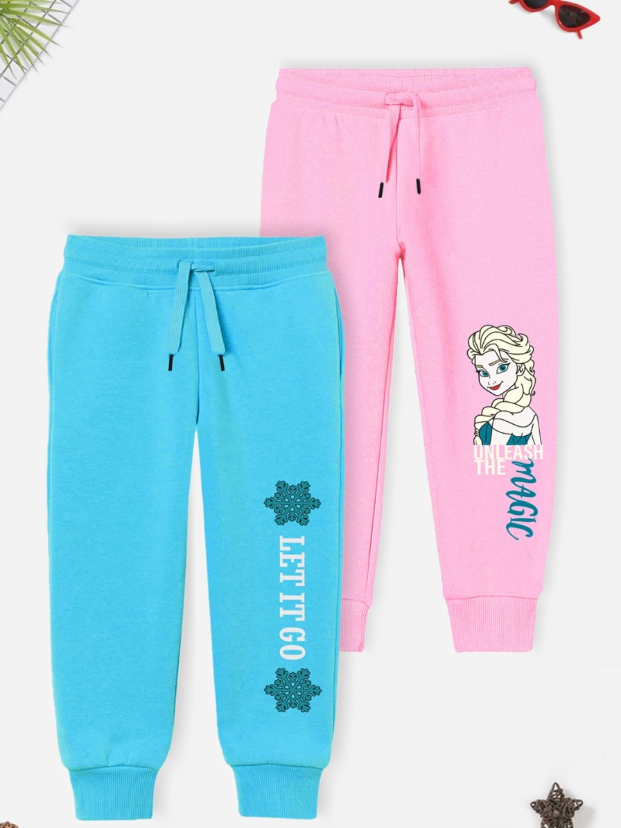 Kids YK Disney Yk | Buy Yk Disney Girls Pack Of 2 Frozen Joggers - Apparel For Girls