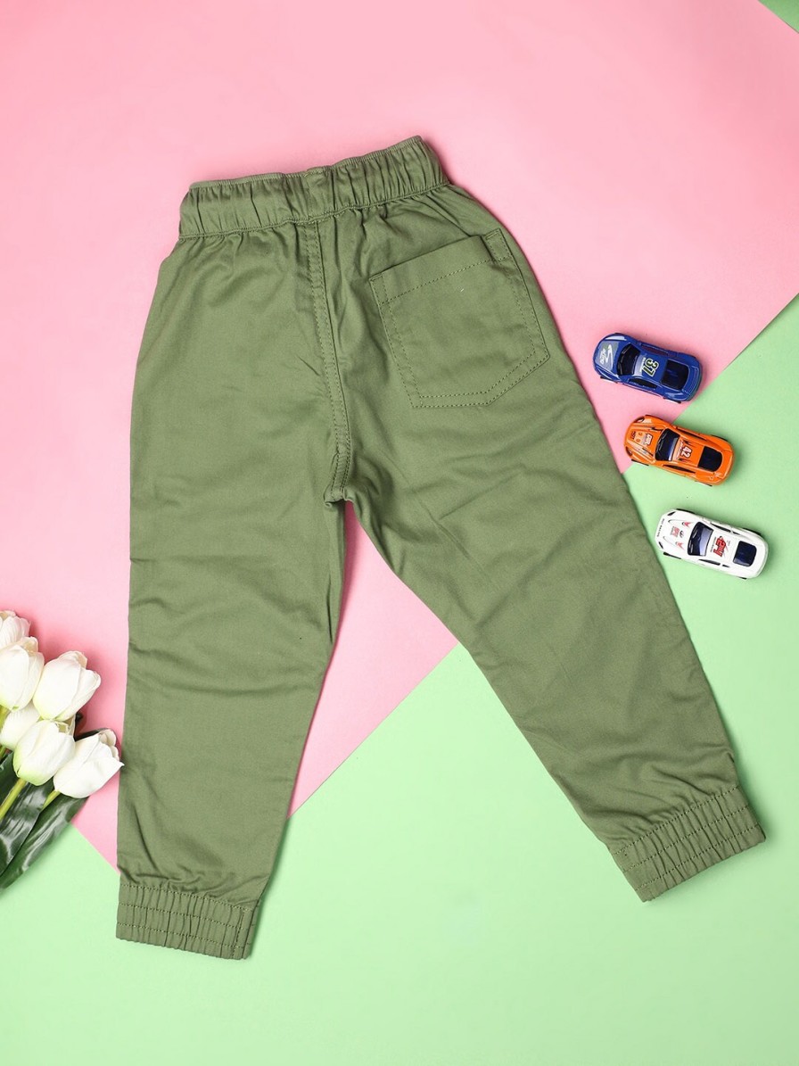 Kids V-Mart Trousers | Buy V Mart Boys Mid Rise Twill Weave Cotton Joggers - Apparel For Boys