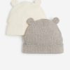 Kids H&M Caps & Hats | Buy H&M Boys 2 Pack Ribbed Ear Detail Beanies - Accessories For Boys