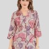 Women Saree Swarg Kurtis, Tunics & Tops | Buy Saree Swarg Abstract Printed Straight Kurti - Apparel For Women