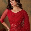 Women Sangria Sarees | Buy Sangria Embroidered Net Sarees - Apparel For Women