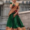 Women LOOKNBOOK ART Lehenga Cholis | Buy Looknbook Art Semi Stitched Cotton Lehenga & Unstitched Blouse With Dupatta - Apparel For Women