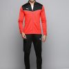 Men Puma Tracksuits | Buy Puma Men Red & Black Colourblocked Individualrise Football Slim Fit Tracksuit - Apparel For Men