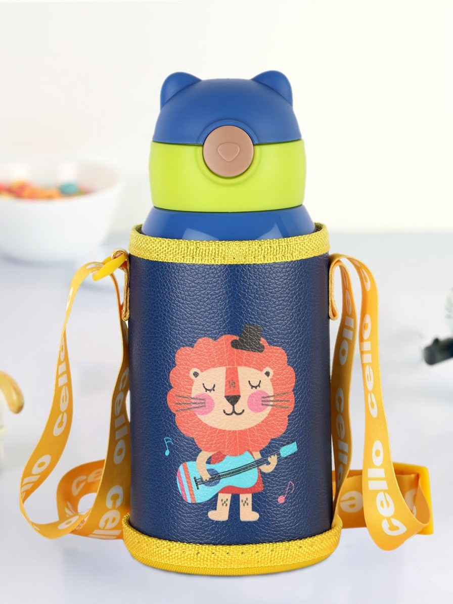 Kids Cello Bags & Backpacks | Buy Cello Toddy Blue Hot & Cold Stainless Steel Kids Water Bottle 550Ml - Home For Unisex Kids