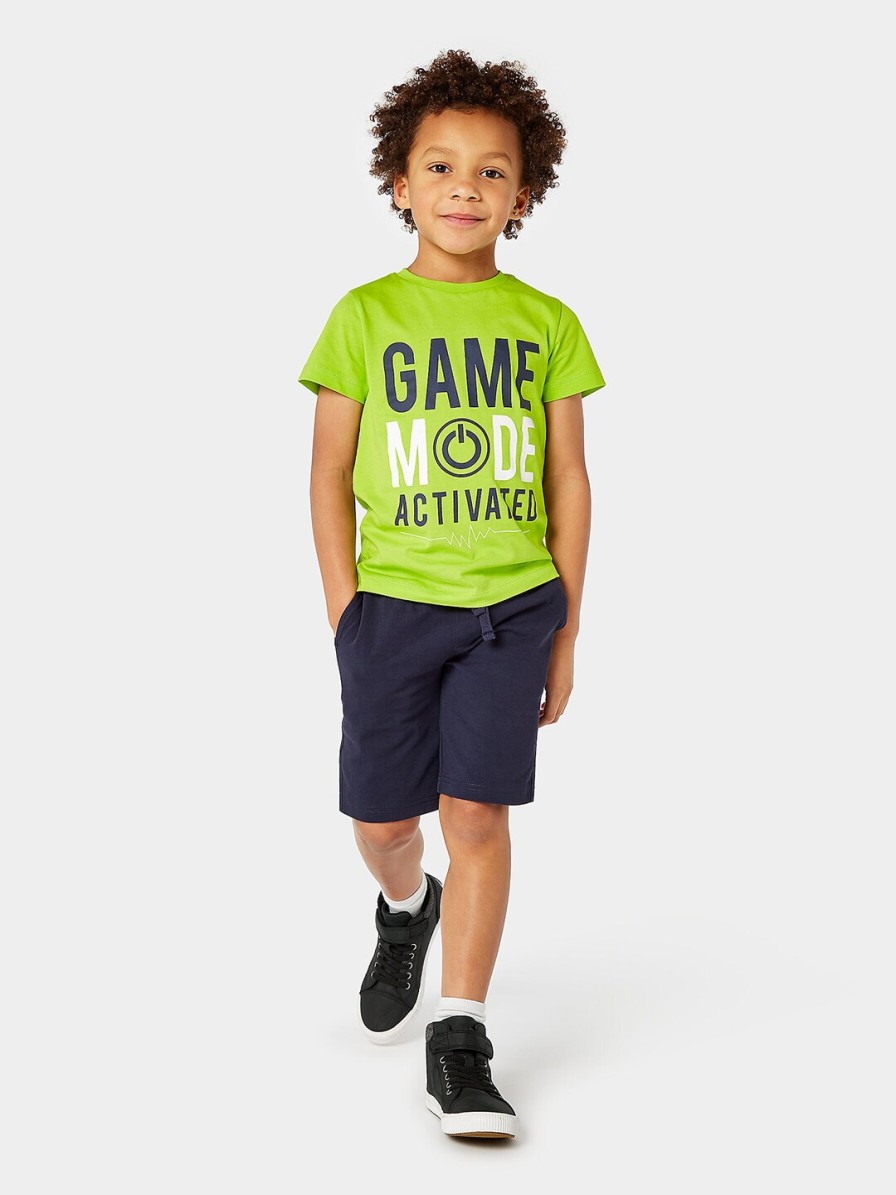 Kids mothercare Mothercare | Buy Mothercare Boys Typography Printed T Shirt With Shorts - Apparel For Boys