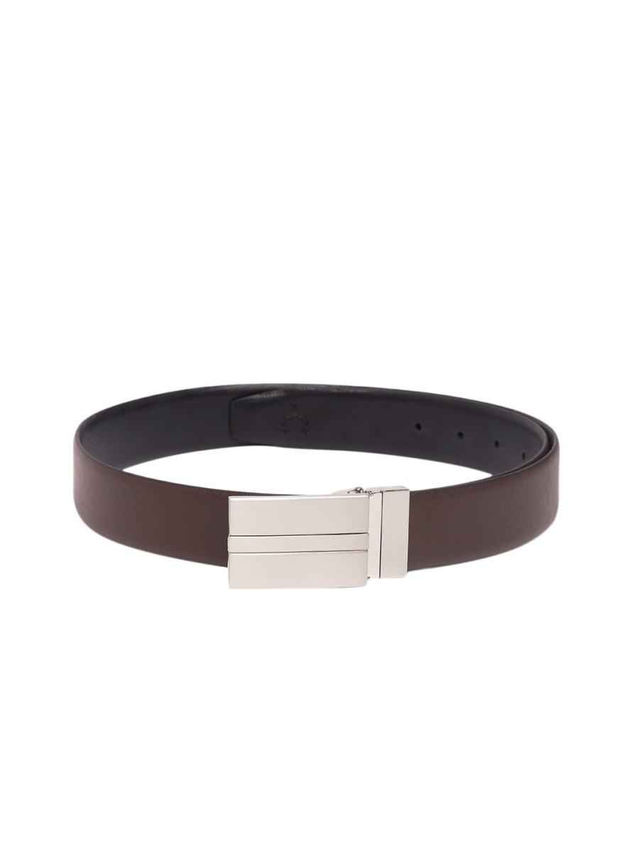 Men Allen Solly Belts | Buy Allen Solly Men Textured Leather Reversible Belt - Accessories For Men