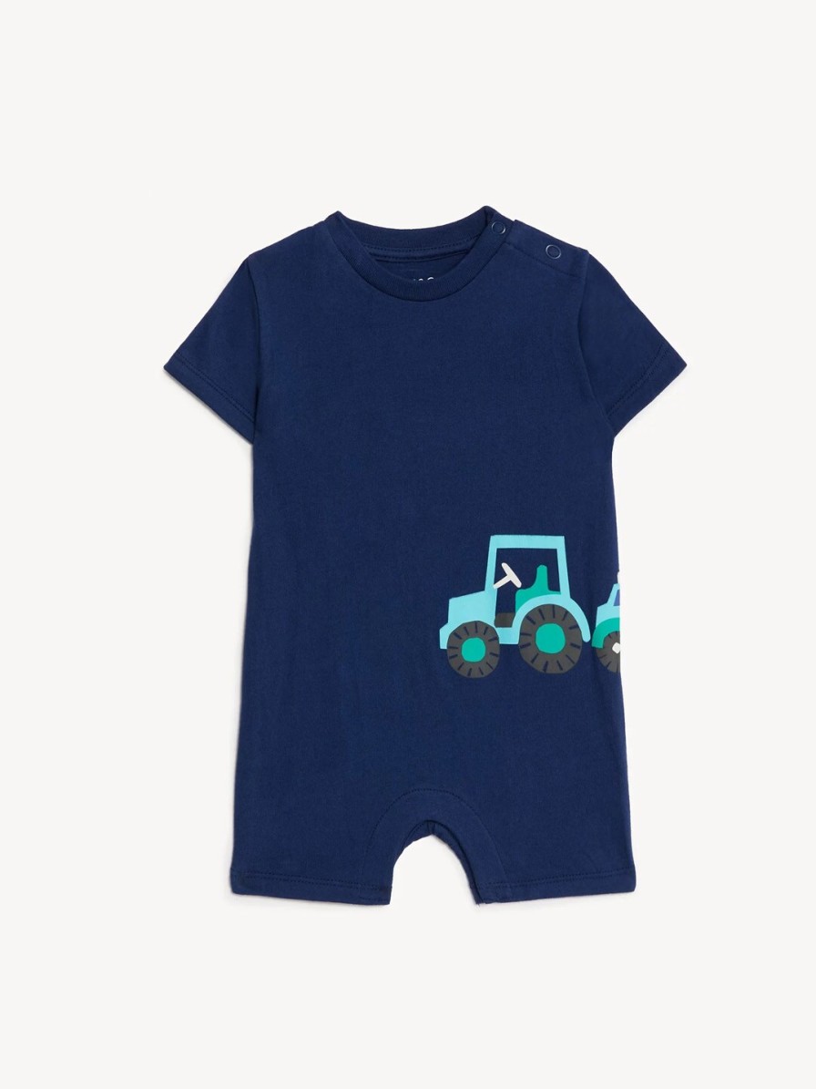 Kids Marks & Spencer Rompers & Sleepsuits | Buy Marks & Spencer Infant Boys Cotton Romper - Apparel For Boys