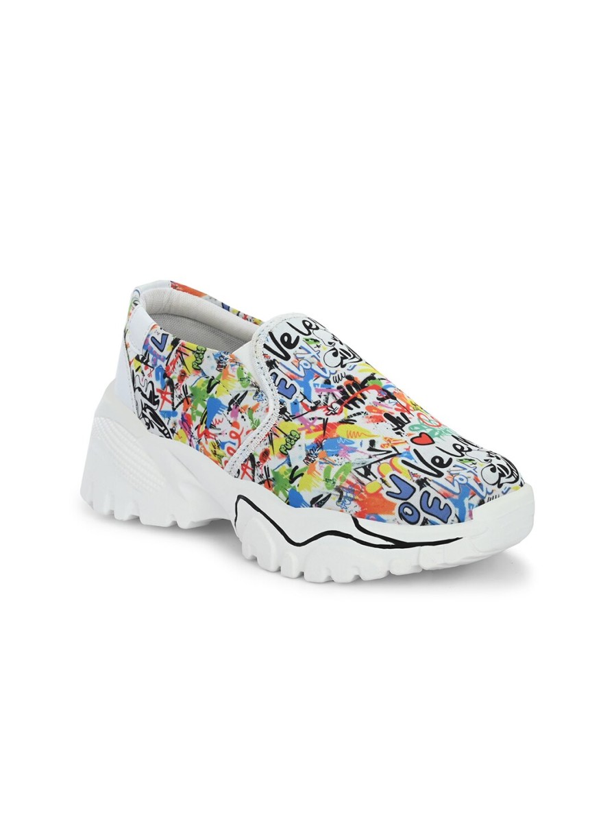 Women knoos Casual Shoes | Buy Knoos Women Printed Lightweight Slip On Sneakers - Footwear For Women