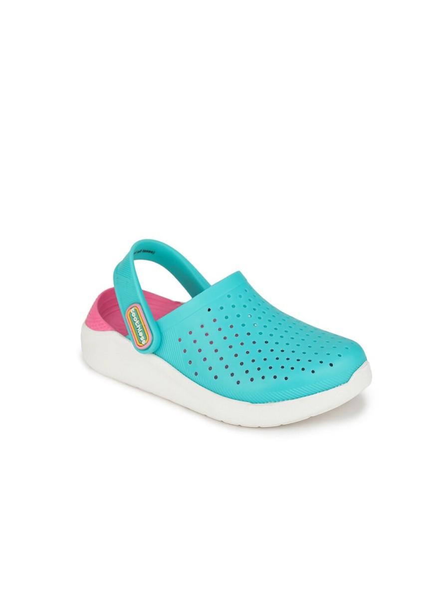 Kids toothless Flipflops | Buy Toothless Girls Sea Green & Pink Clogs - Footwear For Girls