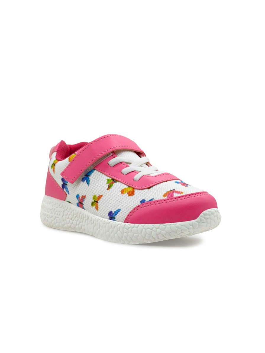 Kids KazarMax Sports Shoes | Buy Kazarmax Kids White & Pink Printed Walking Shoes - Sports Shoes For Unisex 10722014 | Myntra