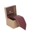 Men Blackberrys Ties, Cufflinks & Pocket Squares | Buy Blackberrys Men Red & White Printed Broad Tie - Accessories For Men