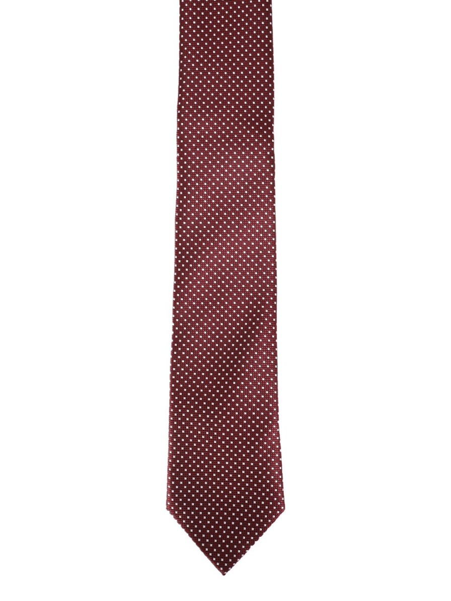 Men Blackberrys Ties, Cufflinks & Pocket Squares | Buy Blackberrys Men Red & White Printed Broad Tie - Accessories For Men