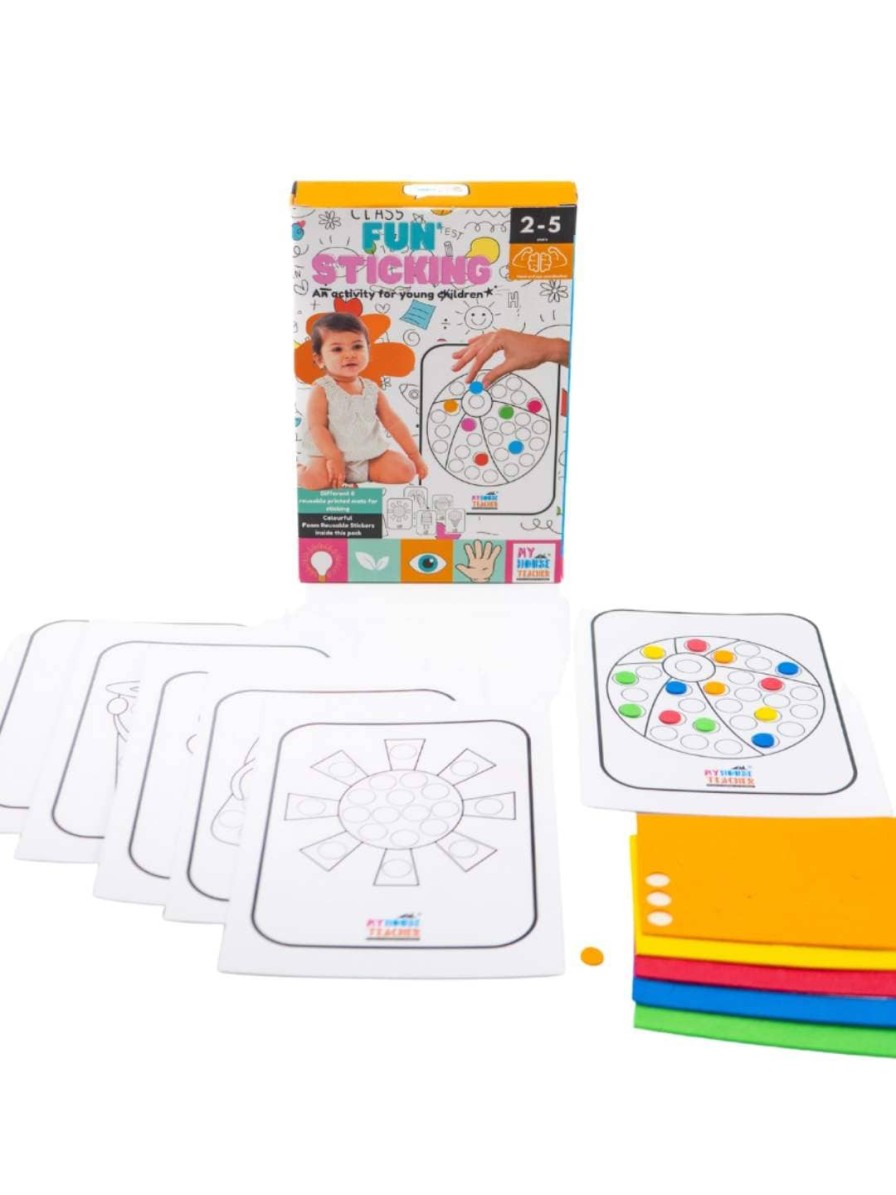 Kids My House Teacher Learning & Development | Buy My House Teacher Kids Fun Sticking Foam Activity Busy Bag - Toys And Games For Unisex Kids