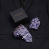 Men MUTAQINOTI Accessory Gift Sets | Buy Mutaqinoti Men Printed Silk Necktie Accessory Gift Set - Accessories For Men