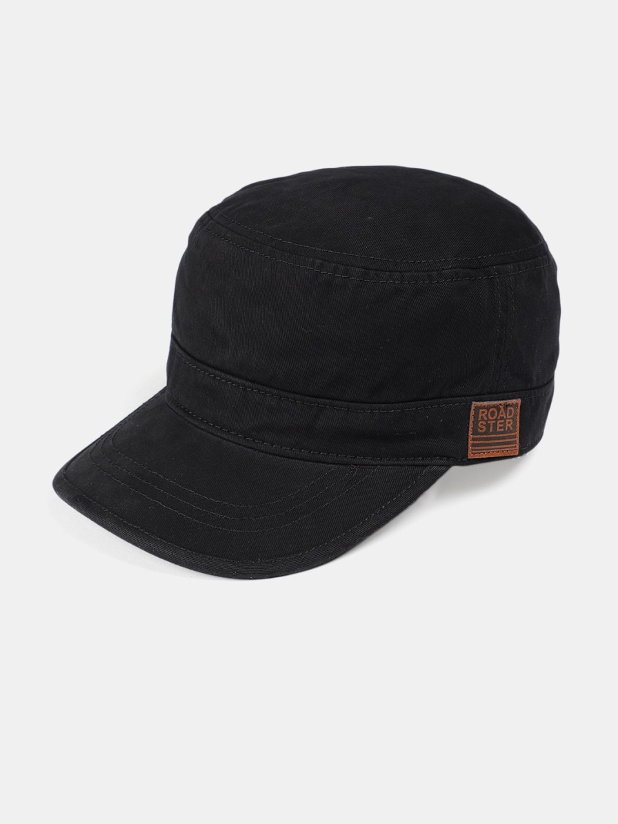 Men Roadster Caps & Hats | Buy Roadster Unisex Black Solid Baseball Cap - Accessories For Unisex