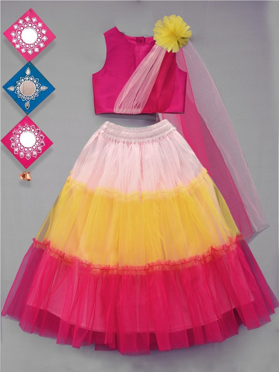 Women A.T.U.N. Lehenga Cholis | Buy A.T.U.N. Girls Ready To Wear Lehenga & Blouse With Dupatta - Apparel For Girls